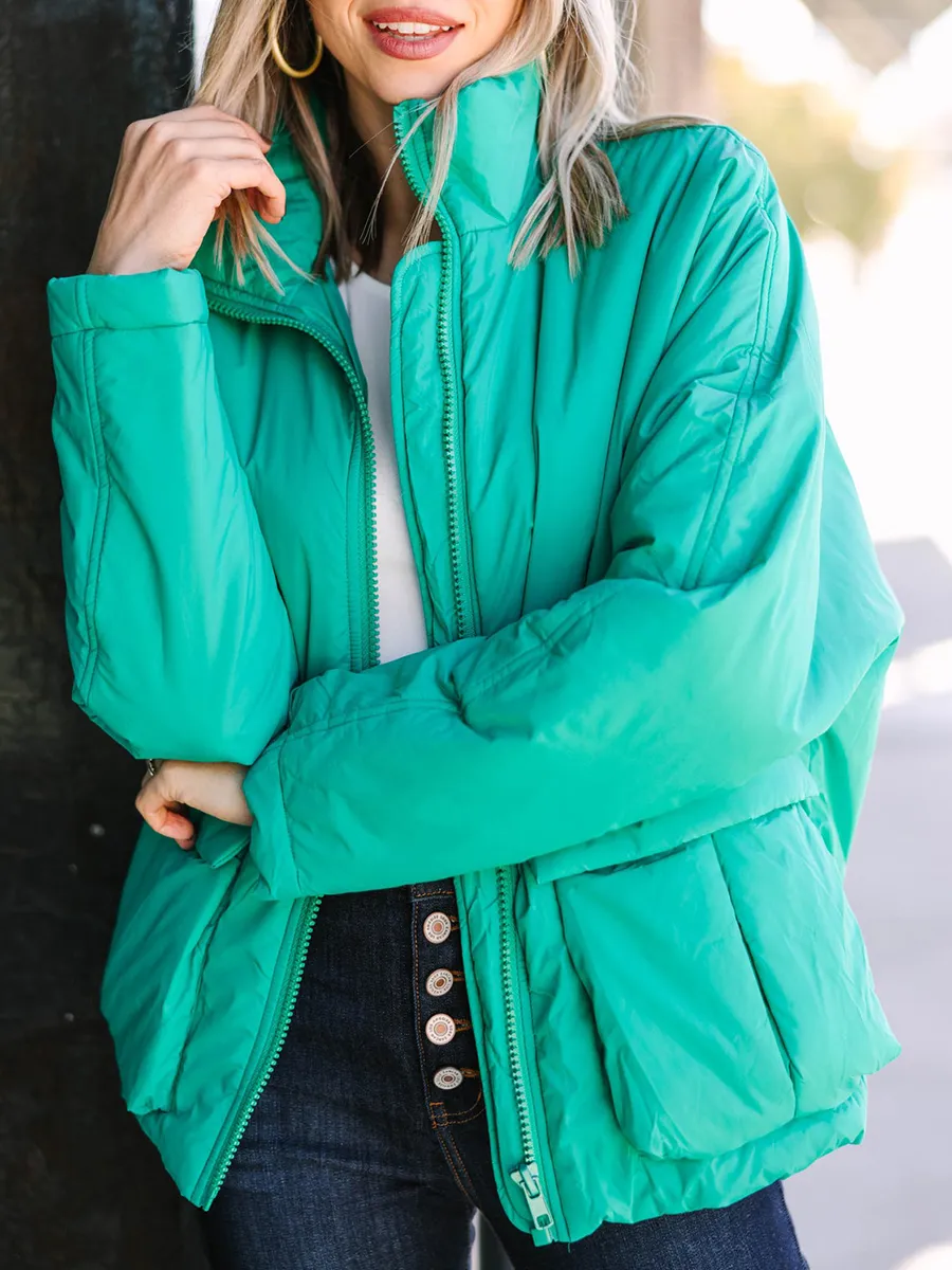 Green Puffer Jacket