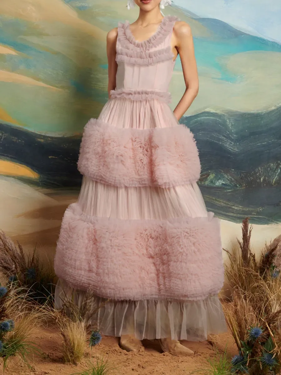 DREAM Montana Tulle Midi Dress