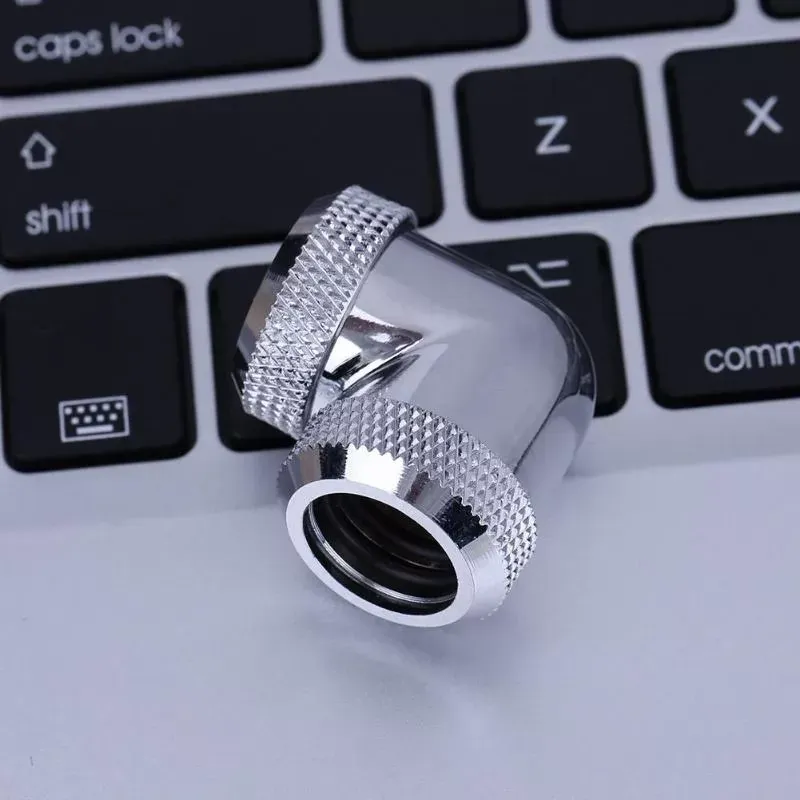 14mm OD G1/4 Inner Thread 90 Degree Tube Connector for PC Water Cooling