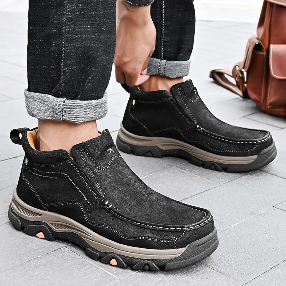 Men's High Top Transitional Shoes - Comfortable orthopedic soles for pain relief