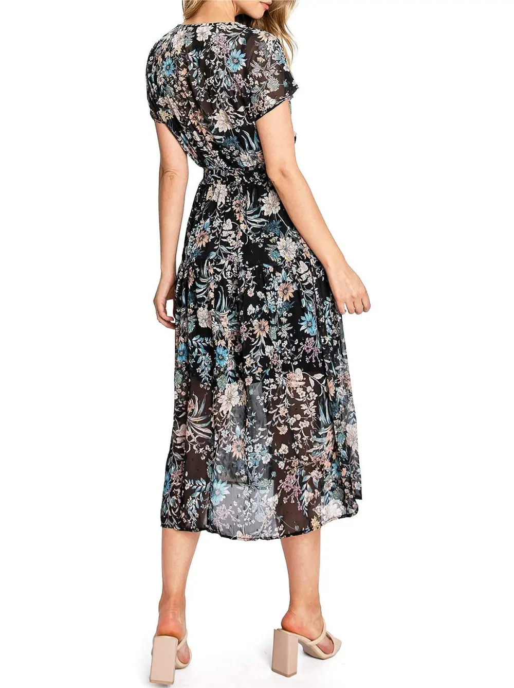 Carina Floral Midi Dress