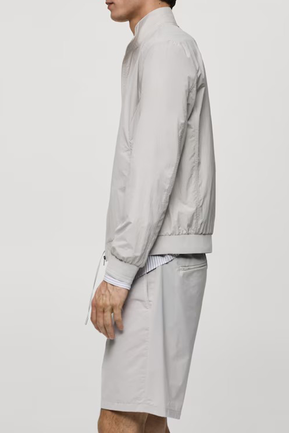 Water repellent bomber jacket