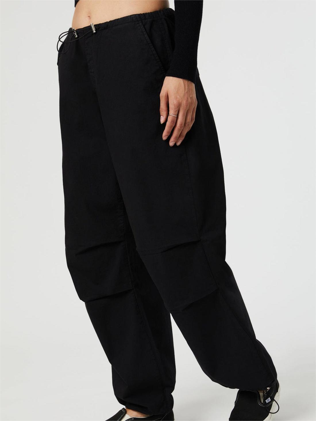 Hill Parachute Black Pants