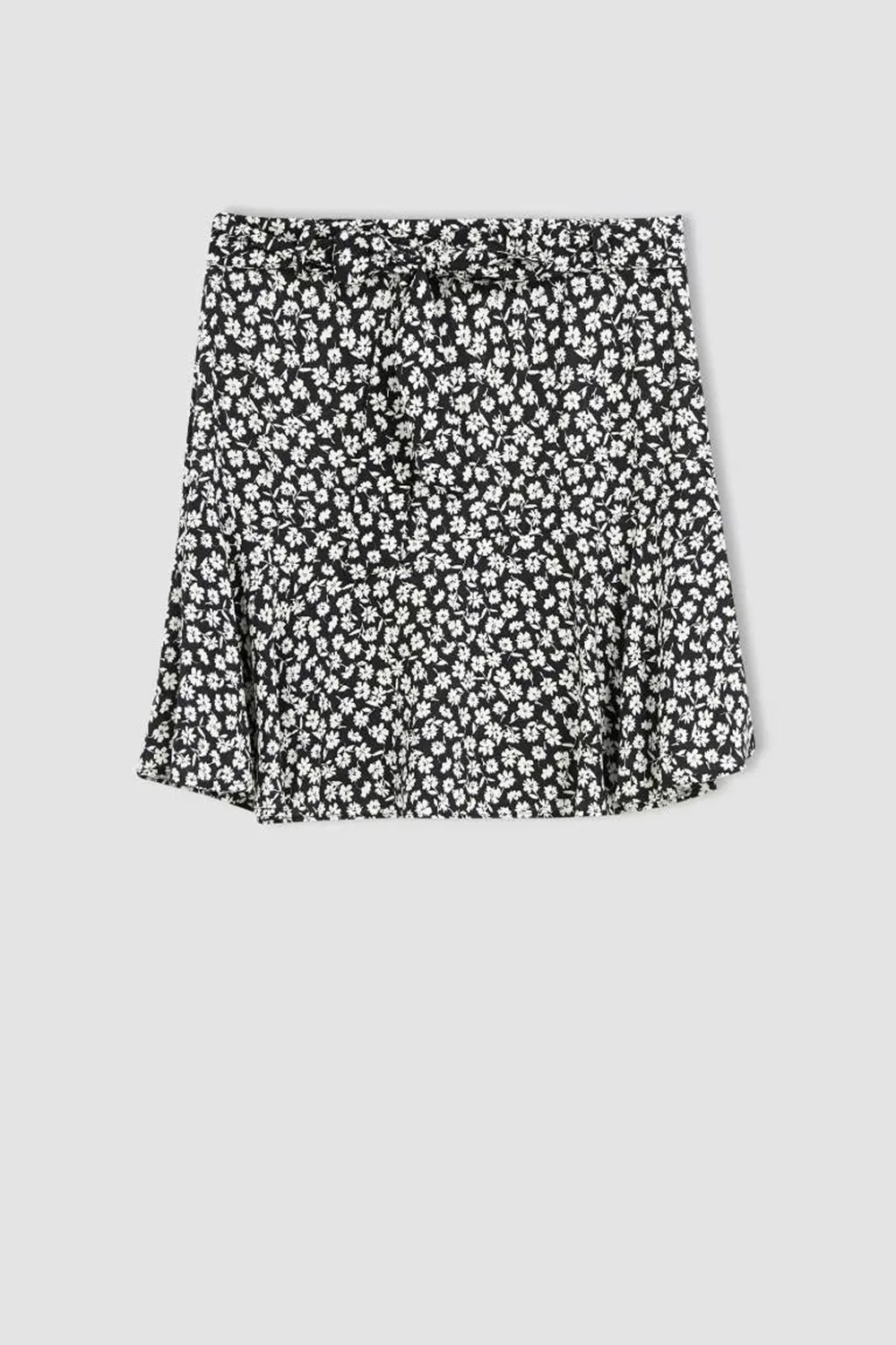 Floral Print Mini Short Skirt