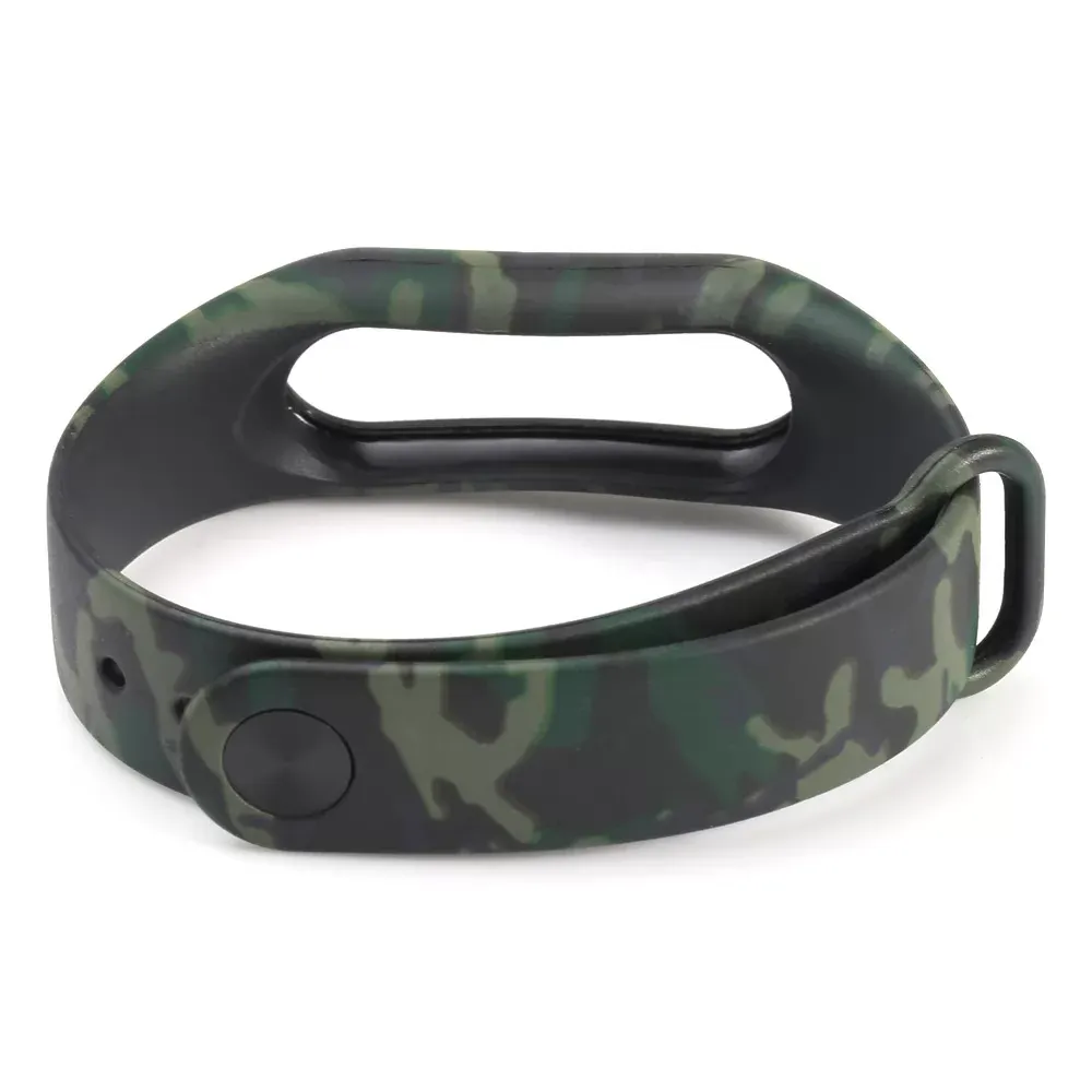 Camouflage Pattern Strap WristBand Bracelet Replacement For Xiaomi MI Band 2 Replacement Fashion Wristband Smart Accessories