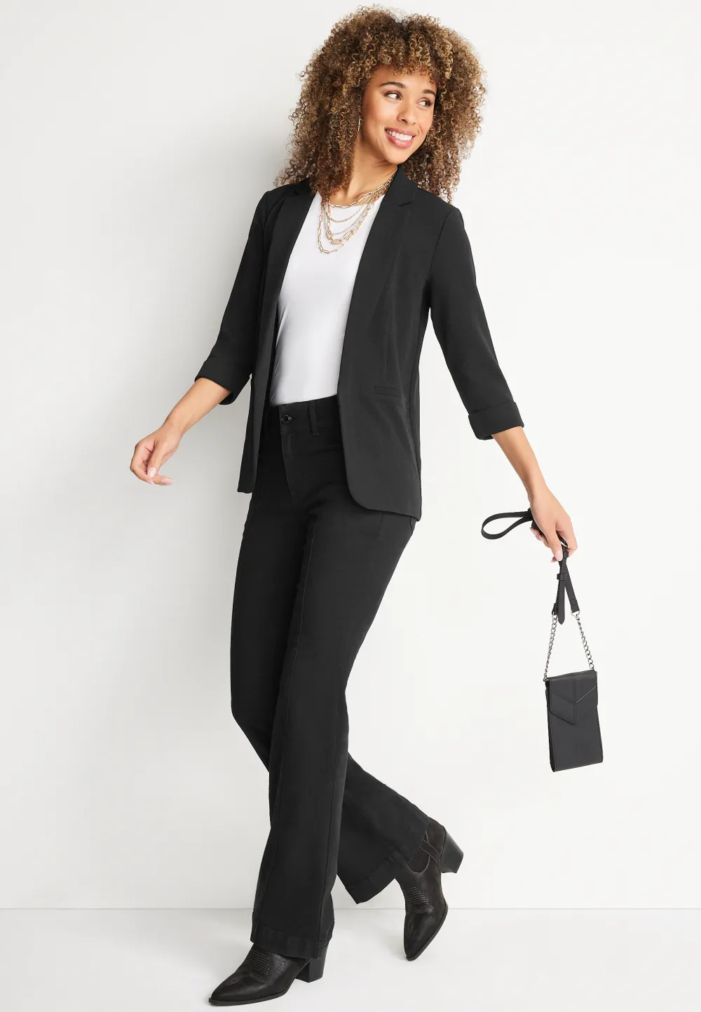 Versa Open Front Blazer