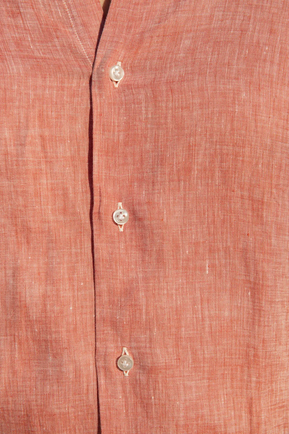 Red Linen Shirt