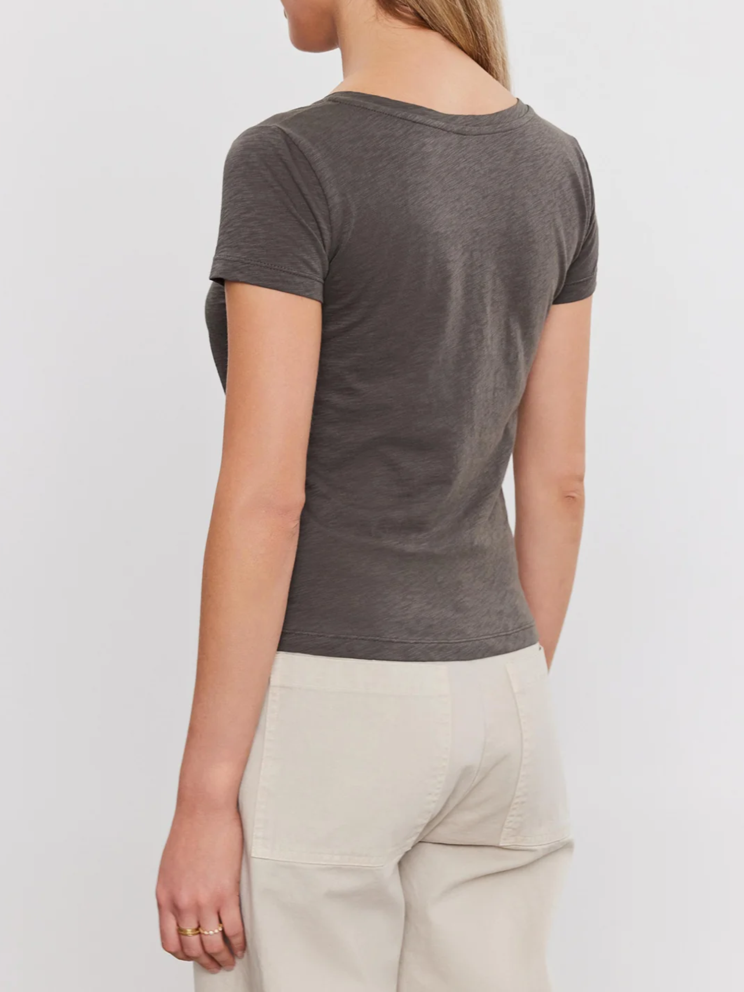 Eliah V-neck Cotton Tee