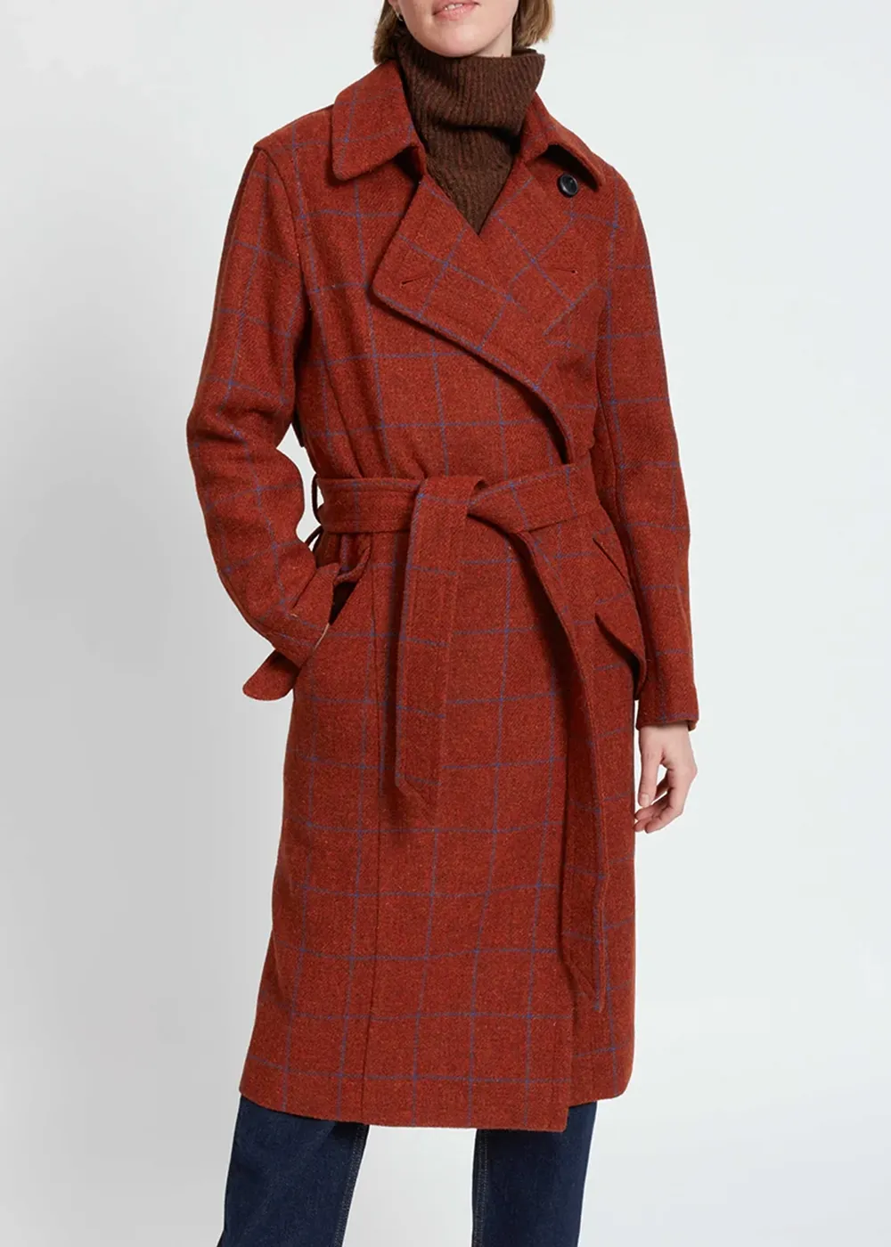 Amber Tweed Trench