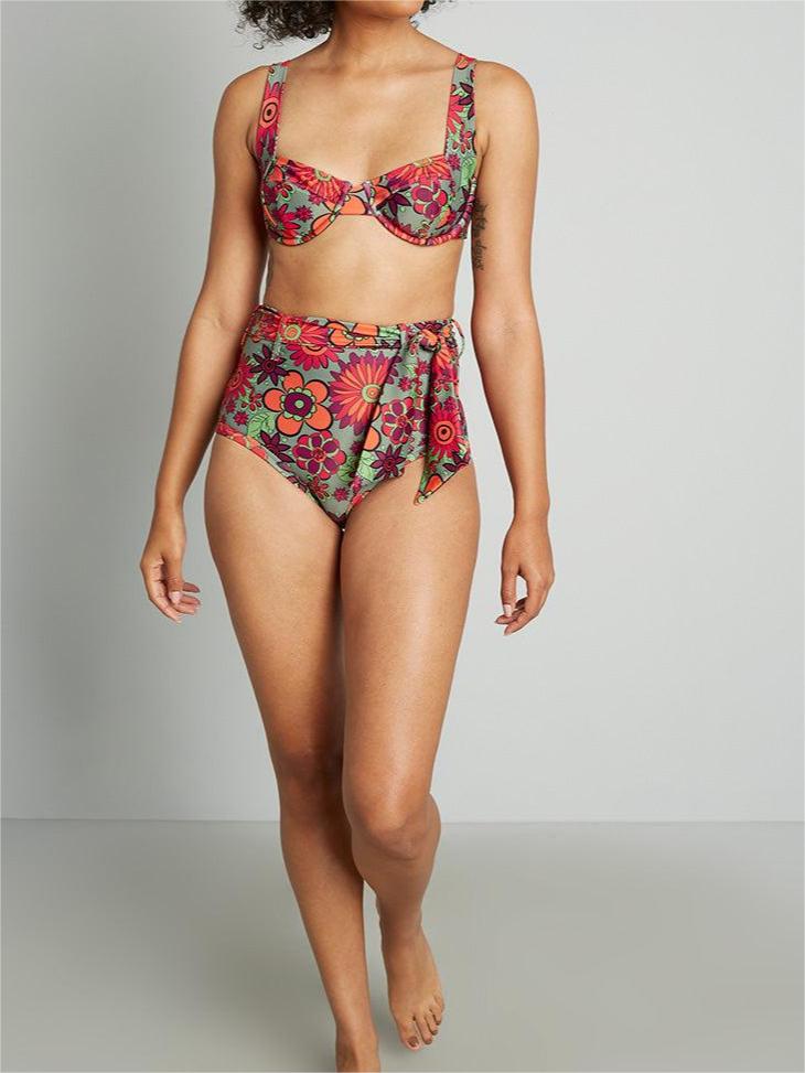 The Greta High-Waisted Bikini Bottom