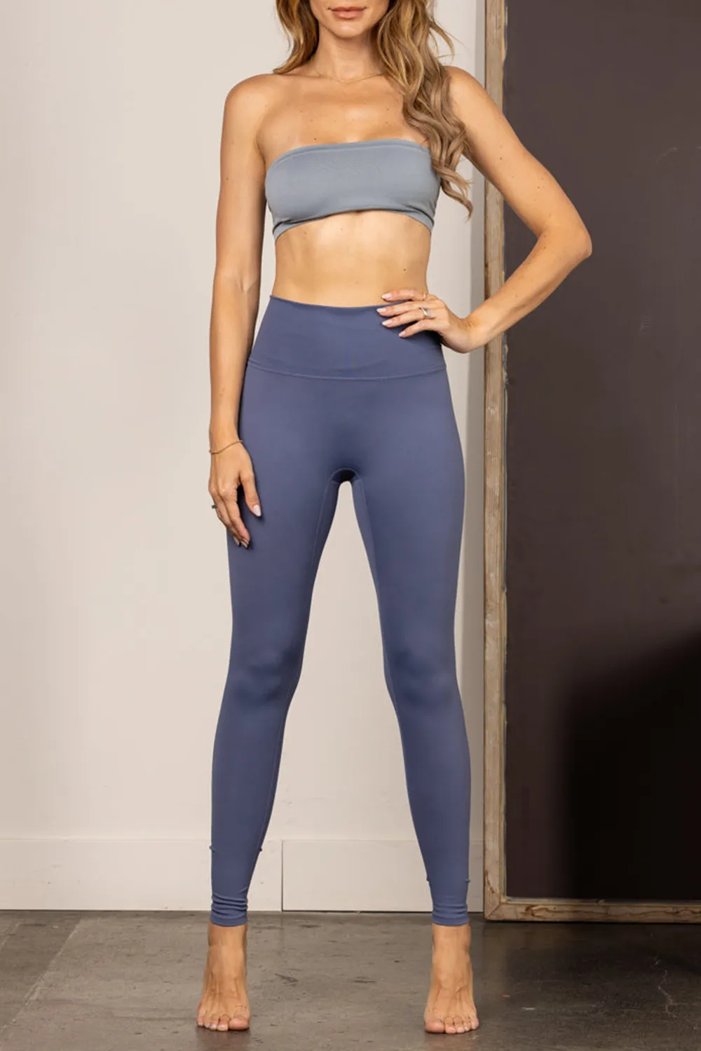 CHARCOAL HIGH-RISE LEGGINGS