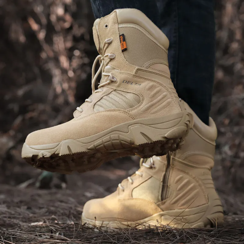 Men Military Waterproof Combat Boots Outdoor Desert Jungle Safety Boots