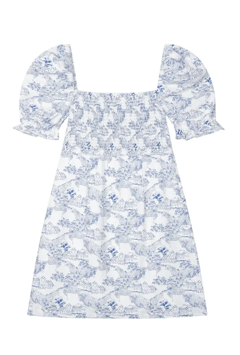 Aniston Dress - China Blue