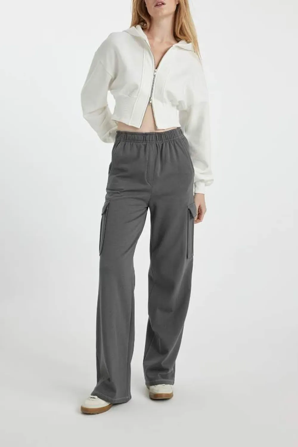 Cargo Jogger Thick Fabric Trousers