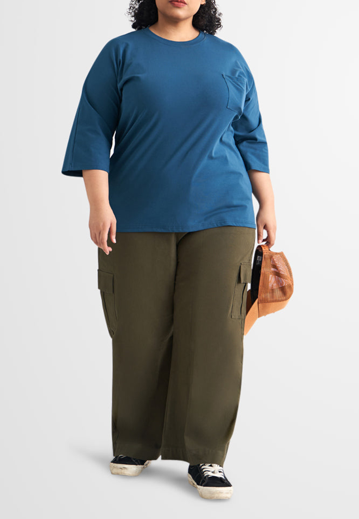 Wide Leg Pocket Cargo Pants