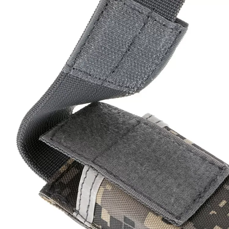 Tactical Single Pistol Magazine Pouch Military Molle System Pouch Knife Flashlight Sheath Pouch Hunting Camo Bags