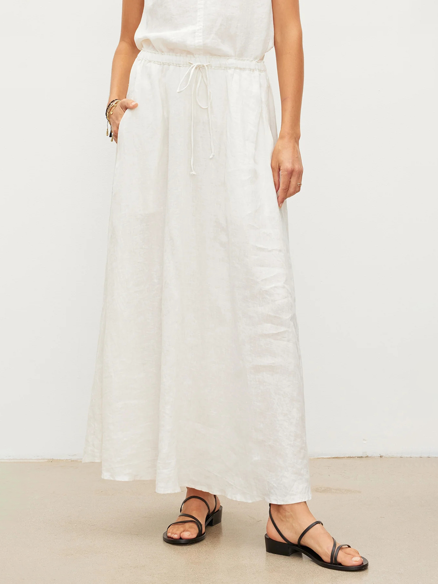 Bailey Linen Maxi Skirt