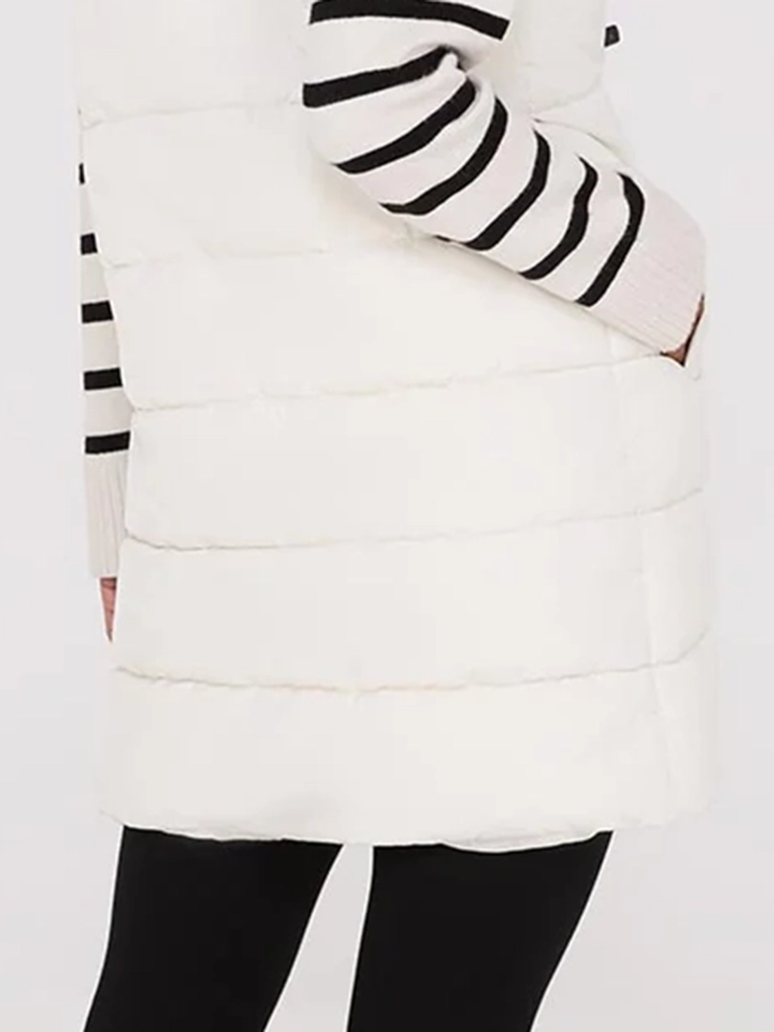 Long Hooded Puffer Vest