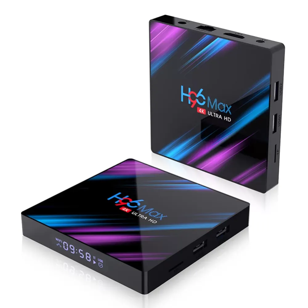 H96 MAX RK3318 Smart TV Box Android 10 4GB 32GB 64GB 4K Youtube MediX Android TV Set Top Box 2GB 16GB