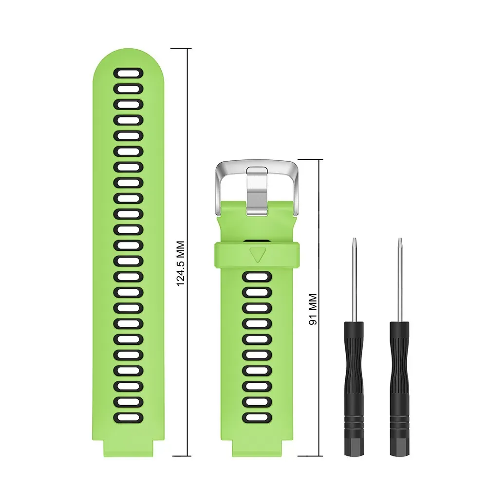 Soft Silicone Replacement Wrist Strap Watch Band for Grmin Forerunner 735XT