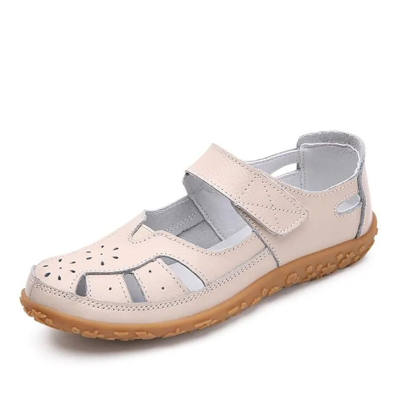 Cilool Split Casual Loafers Closed Toe  Comfortable Walking  Sandals