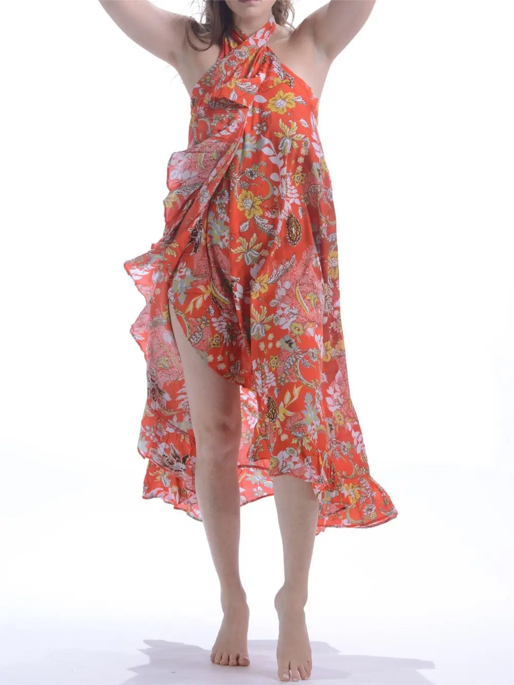 La Playa Skirt / Deep Orange