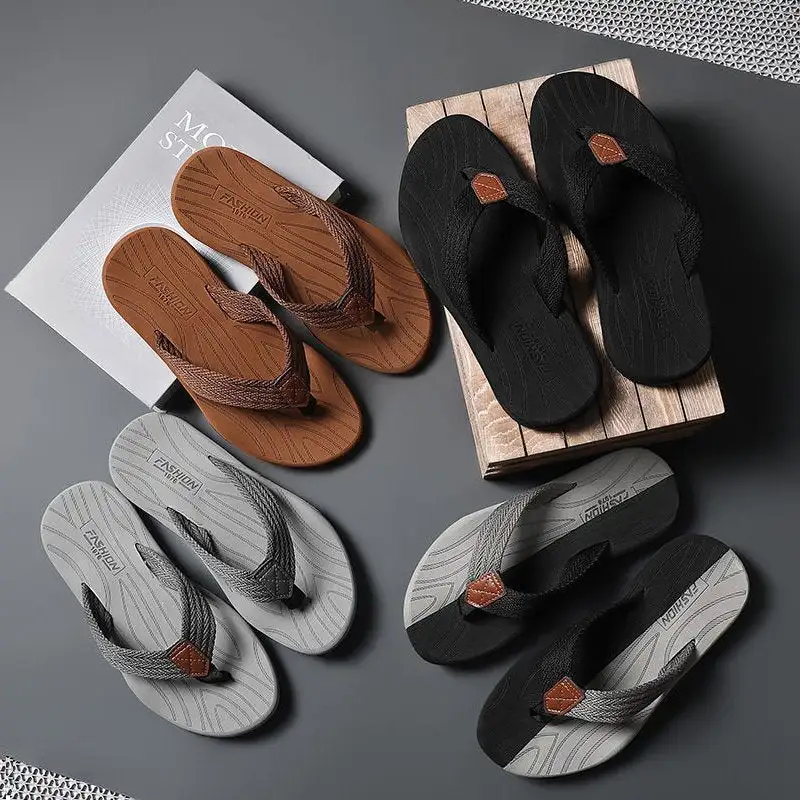 Orthopedic Sandals Men Wide Width Comfy Flat Sporty Flip-flops Trendy Summer