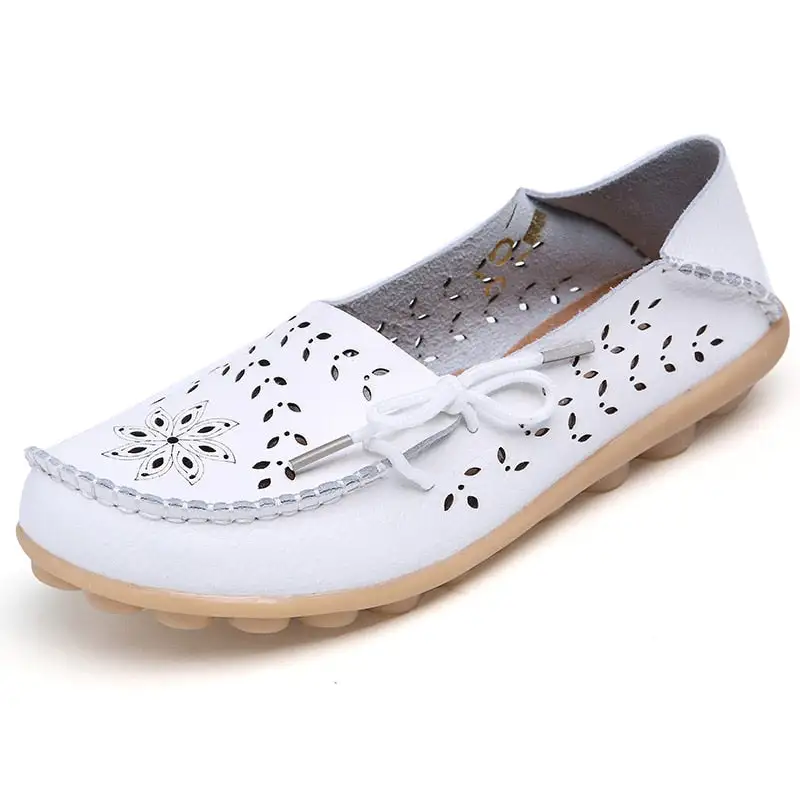 Cilool Leather Loafers Flats Lo51