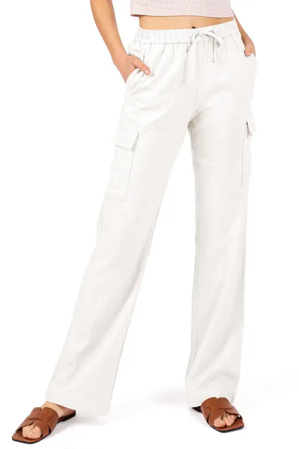 Cargo Linen Pants