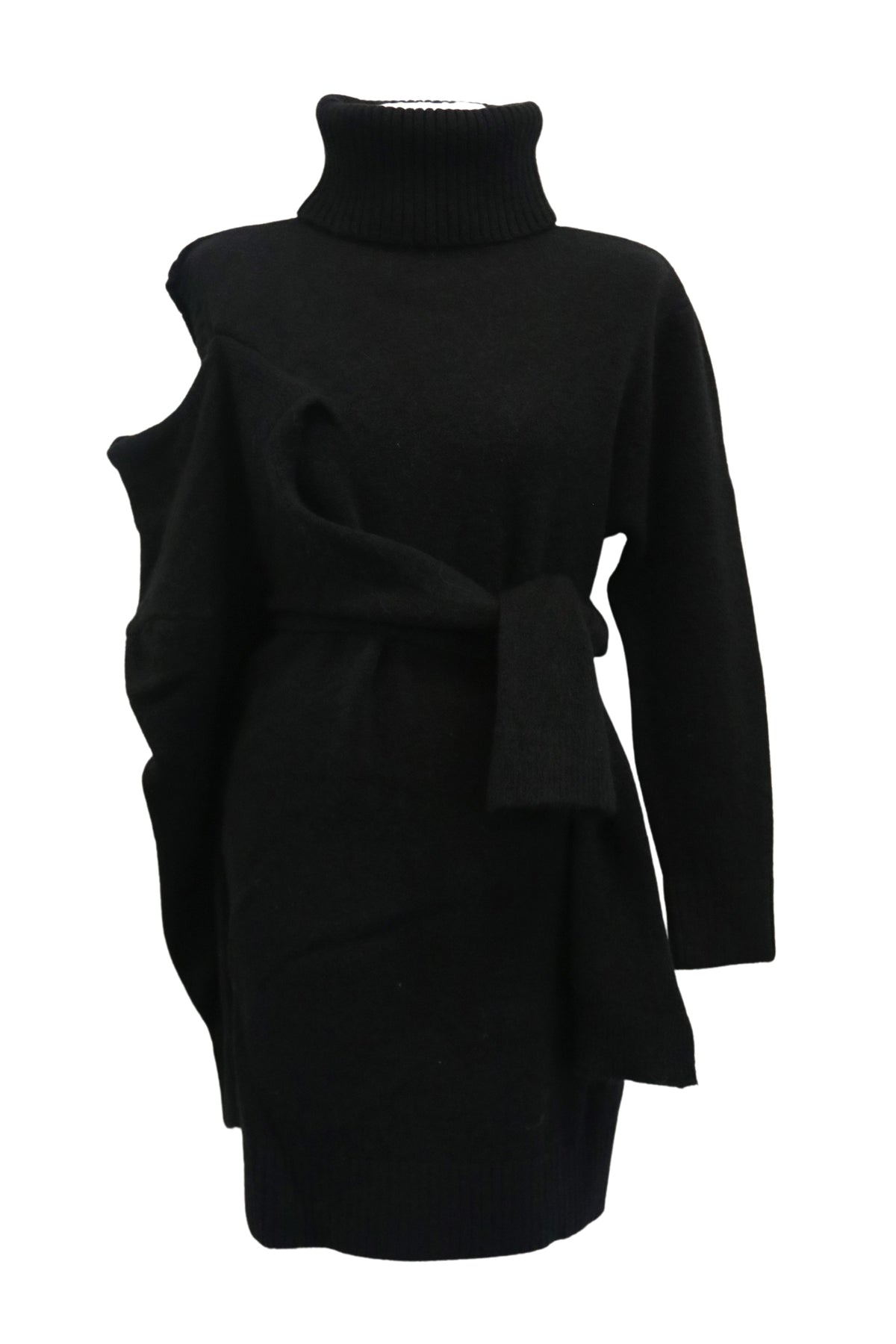 Victoria Tie Front Sweater Dress