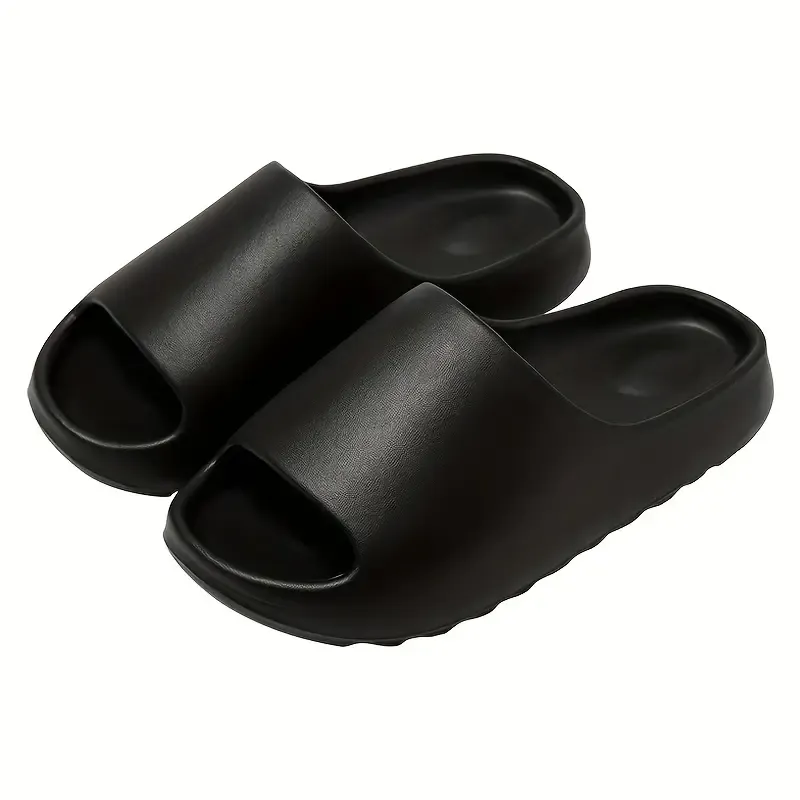 Men's Cloud Comfort Slides: Non-Slip, Open-Toe EVA Slip-On Sandals for Versatile Indoor-Outdoor Use