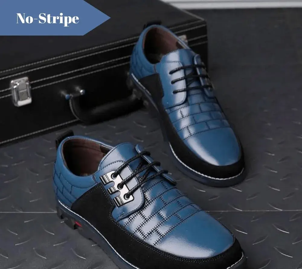 Oxford No-Stripe™ Orthopedic Leather Shoes