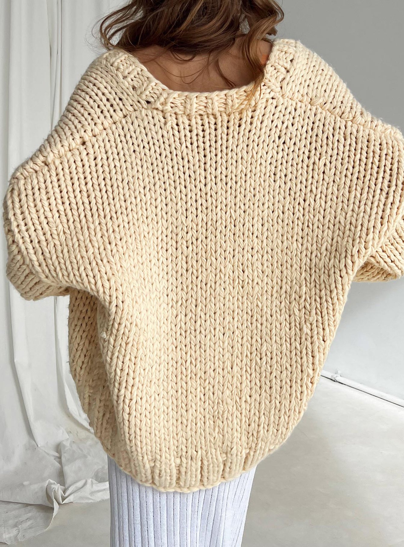 Lester Knit Cardigan Olive