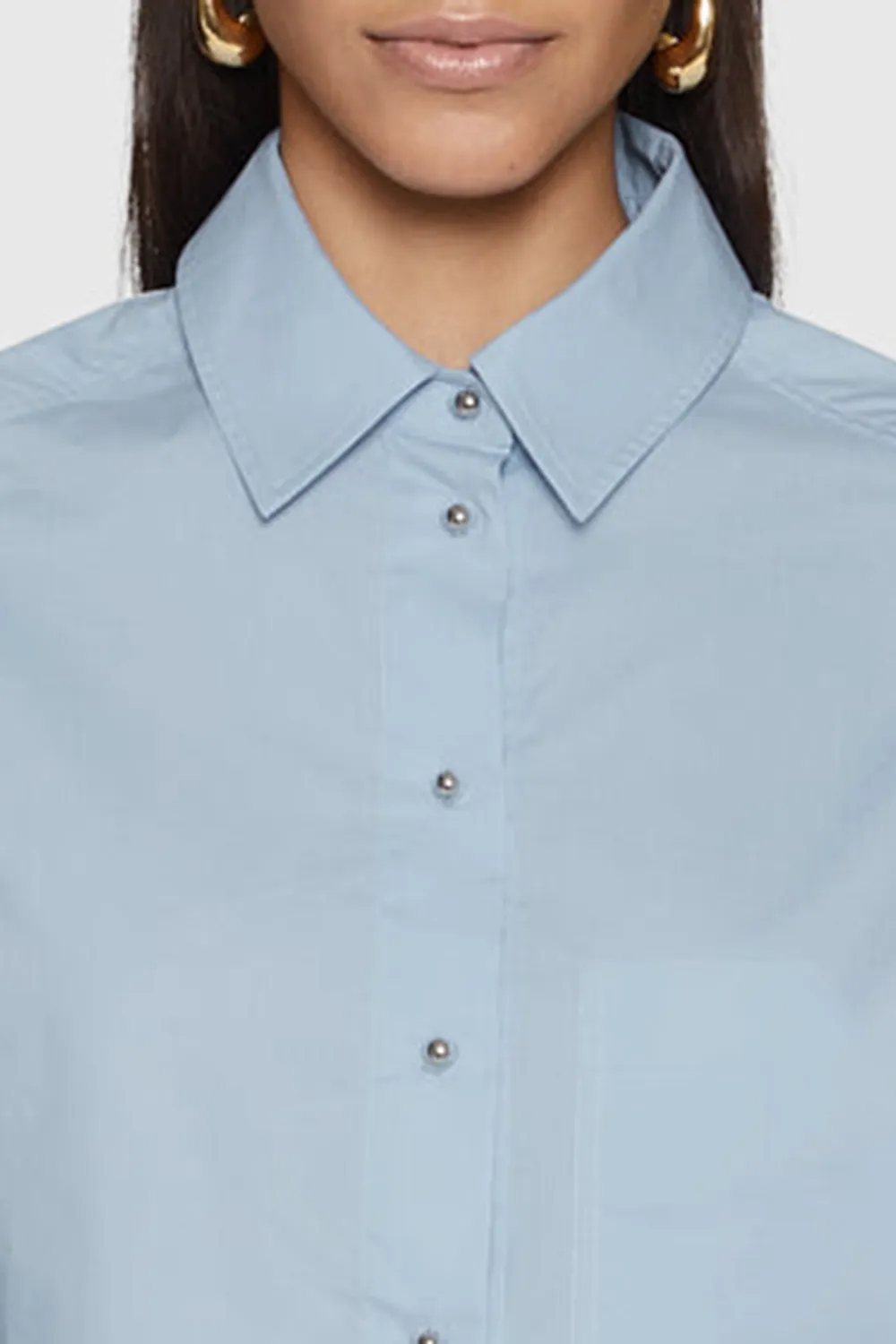 Stylish Women'S Commuter Seven-Point Shirt