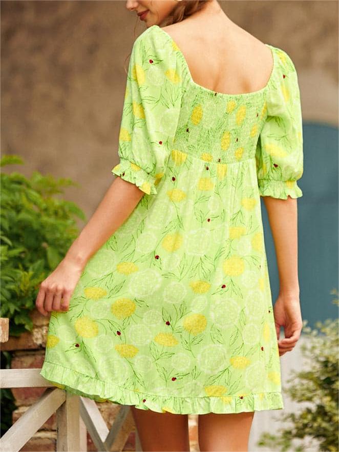 Picnic in Paradise Babydoll Dress