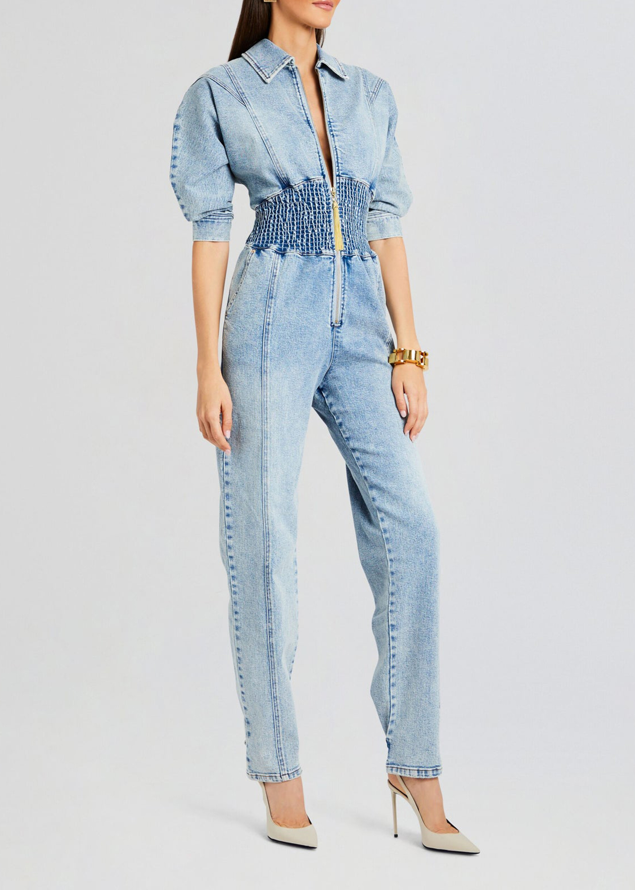 Ellis Lapel Collar Jumpsuit