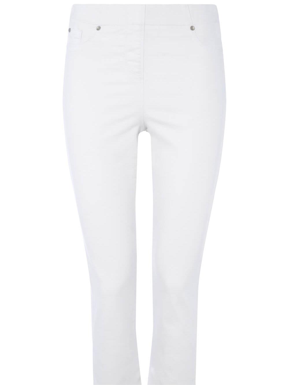 White tight 3-point pants