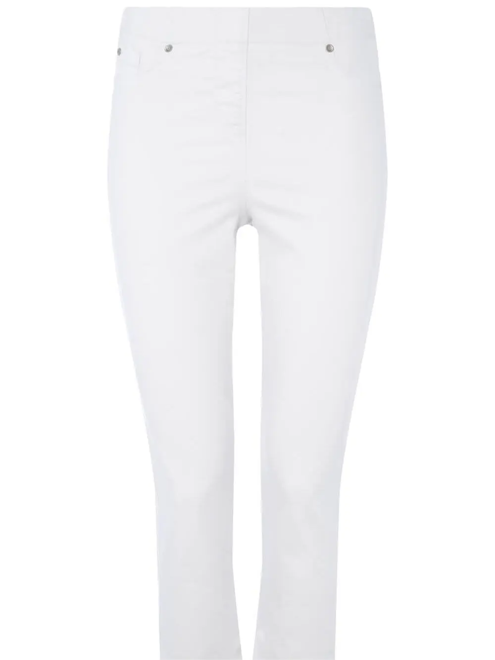 White denim pants