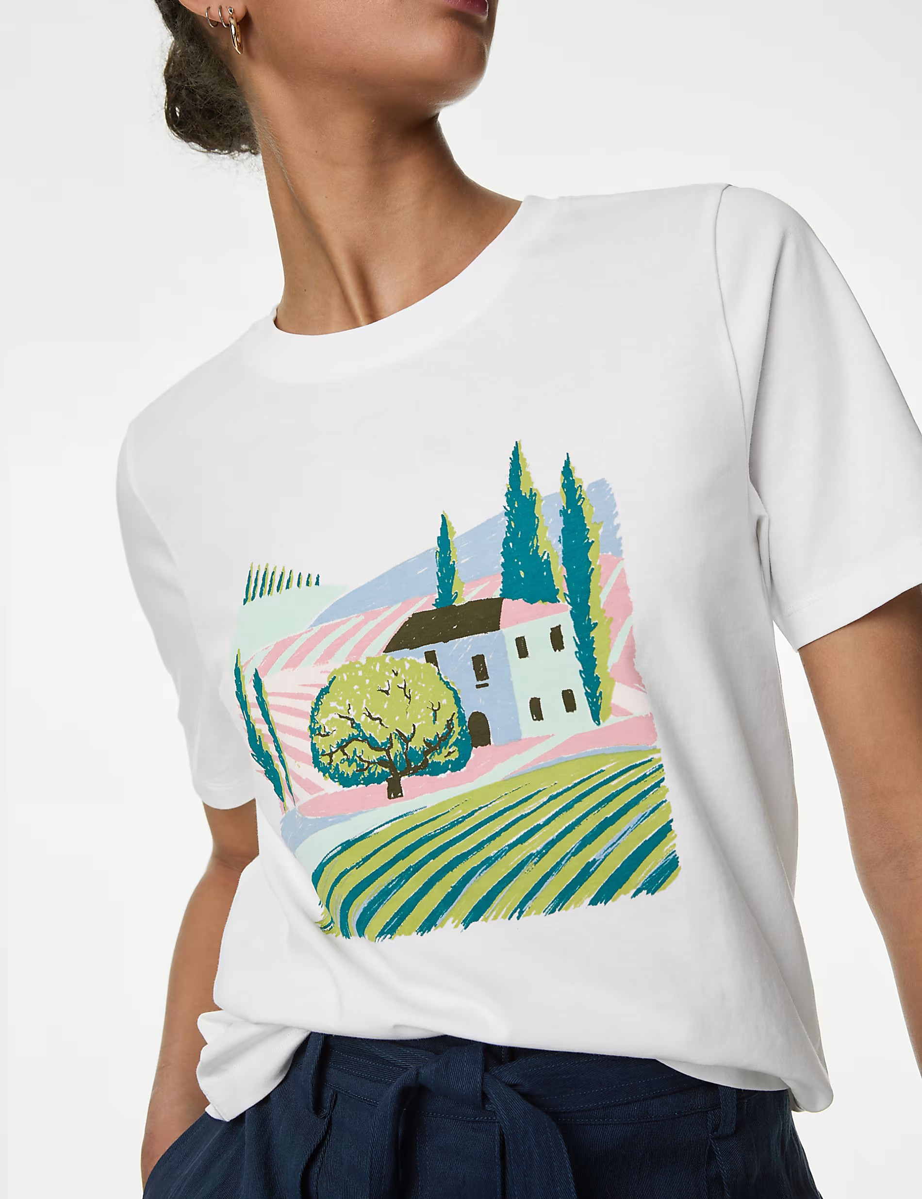 Pure Cotton Printed Everyday T-Shirt