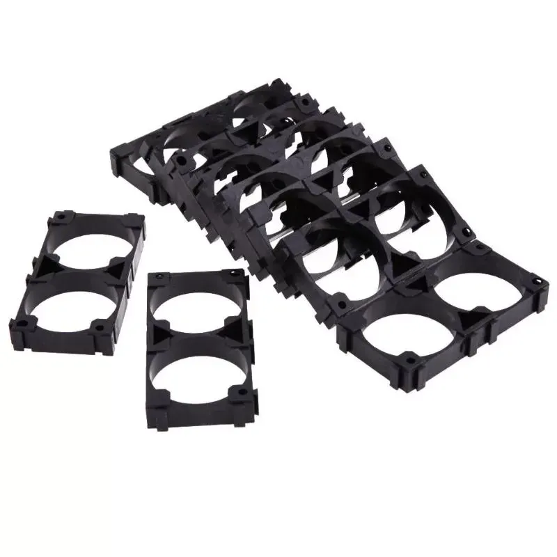 10pcs/lot 32650 2x Battery Holder Bracket Cell Safety Anti Vibration Plastic Brackets for 32650 Batteries Storage Box