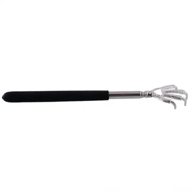 Adjustable Convenient Black Eagle Claw Telescopic Ultimate Stainless Steel Massager Back Scratcher Gift Color send in random