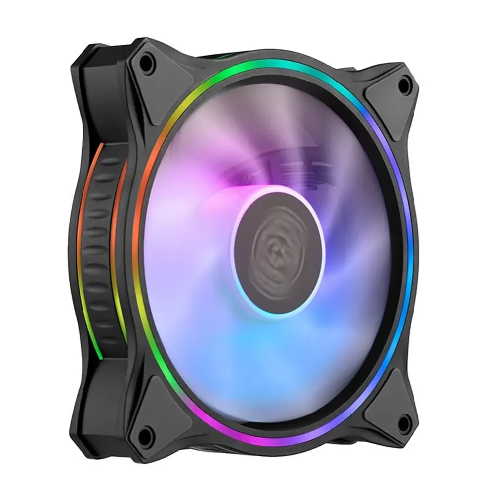 New Cooler Master MF120 12cm DC 12V ARGB Cooling Fan 4-Pin PWM Addressable RGB Quiet Cooler Radiator for Computer Case Chassis