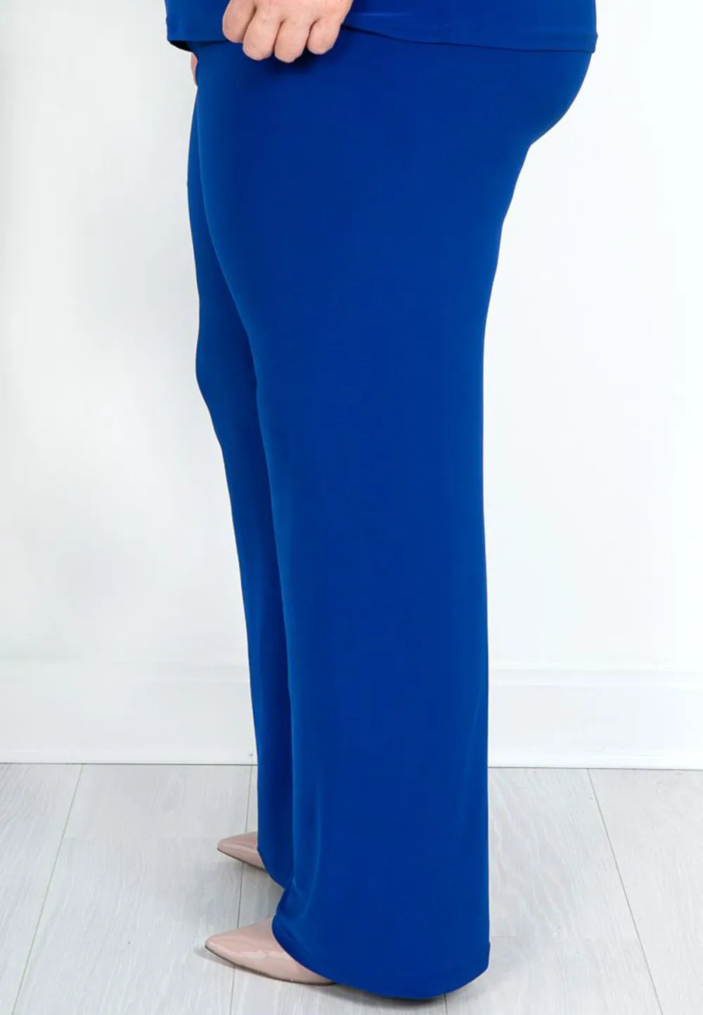 Cobalt Blue Jersey Trousers