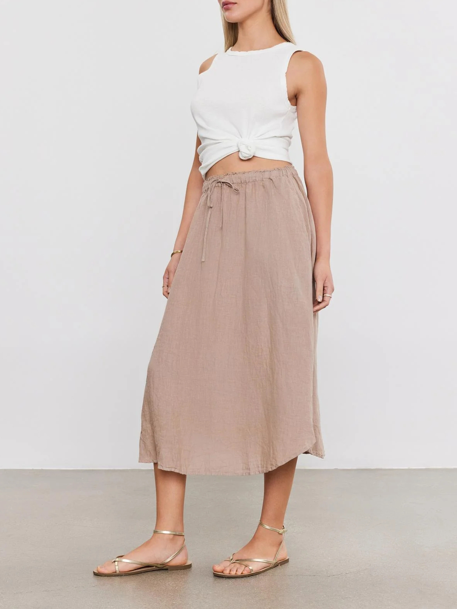 Nemy Linen Skirt