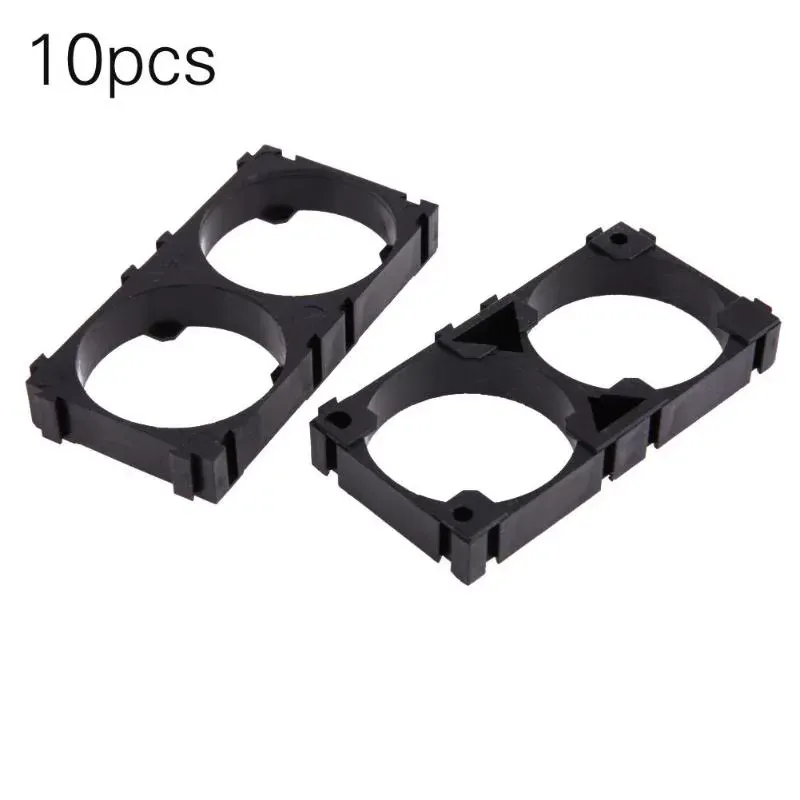 10pcs/lot 32650 2x Battery Holder Bracket Cell Safety Anti Vibration Plastic Brackets for 32650 Batteries Storage Box