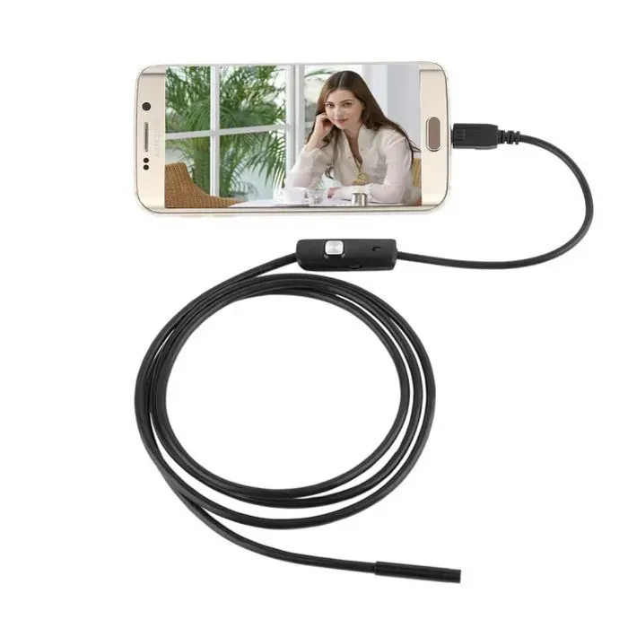 Hot Sell 6LED 5.5mm MINI Camera Endoscope Waterproof Borescope Inspection Tube Pipe Camera For Andorid Smart Phone