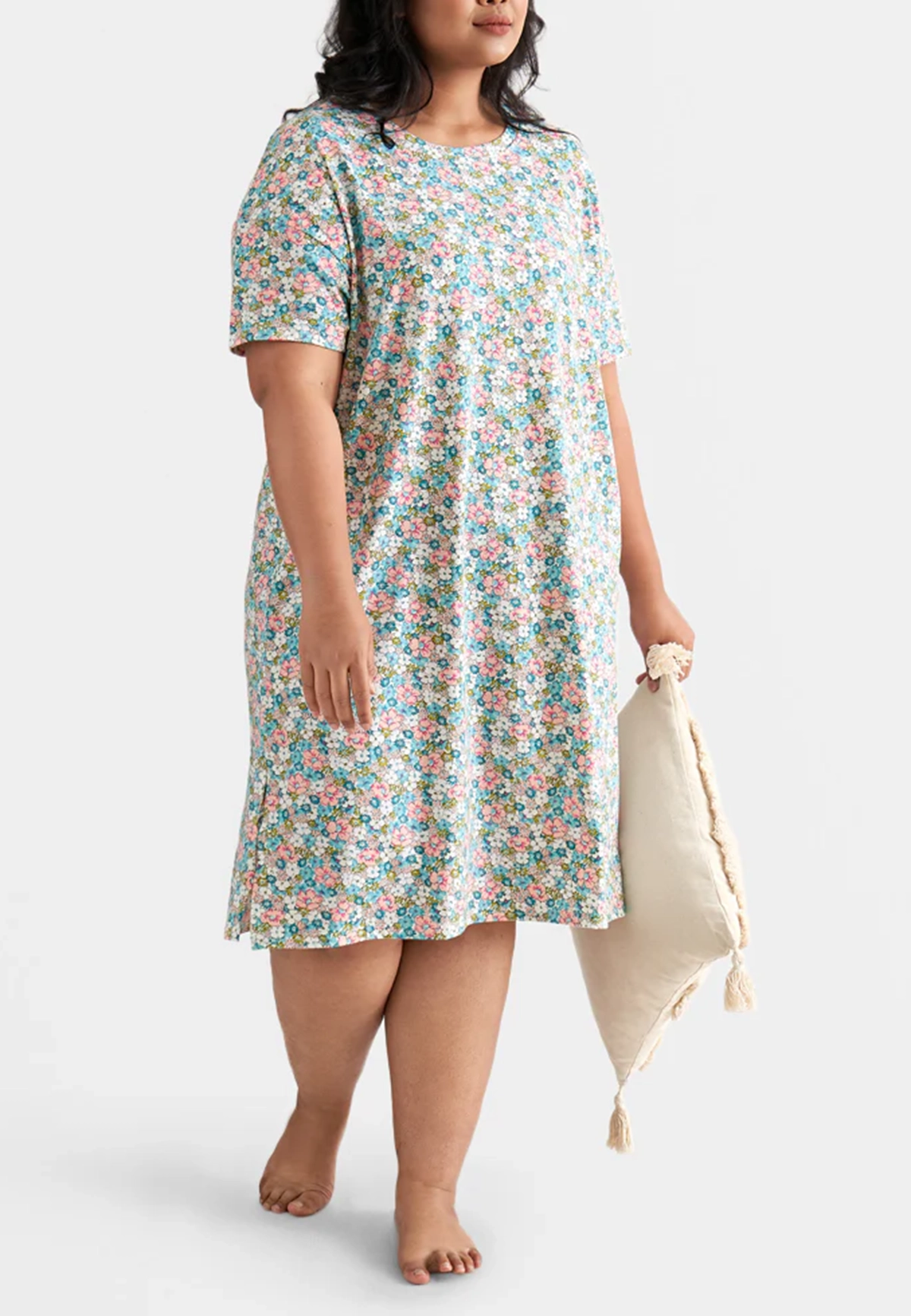 Floral Midi Sleep Dress