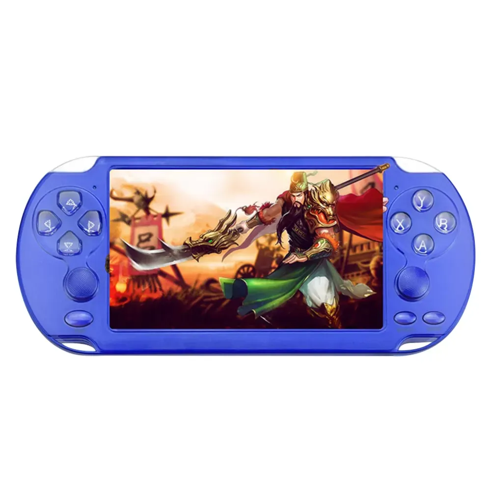 Support video playback PSP nostalgic 128 bit ArcadeHand Held Gaming Device，5.1 inch screen stereo speaker