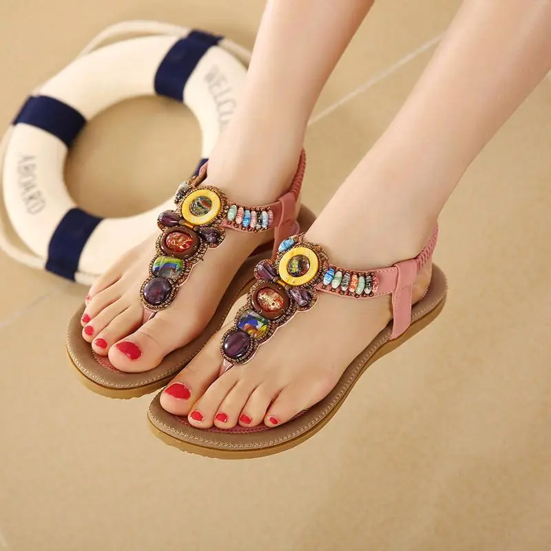 Women Sandals Waterproo Sli On Round Female Slippers