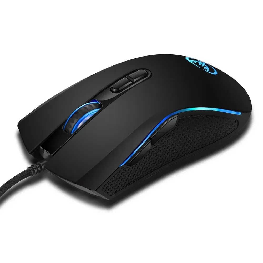 HXSJ Brand New 3200DPI Optical Professional Gaming Mouse With 7 Bright Colors Low noise Ergonomic Computer Silent PC Laptop